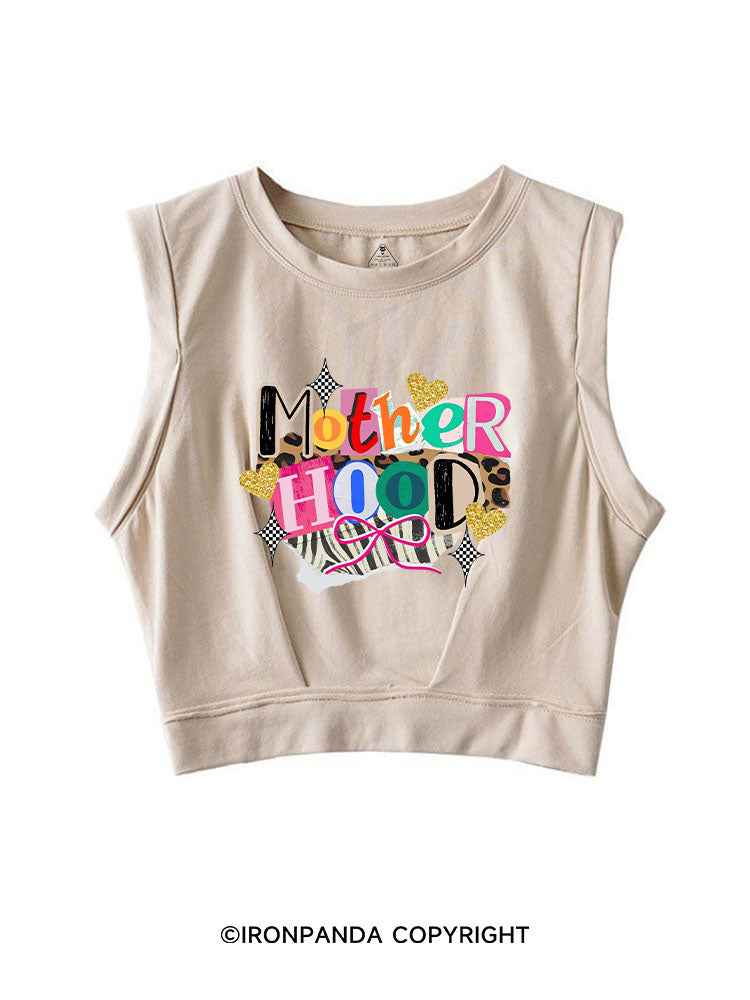 MOTHERHOOD SLEEVELESS CROP TOPS