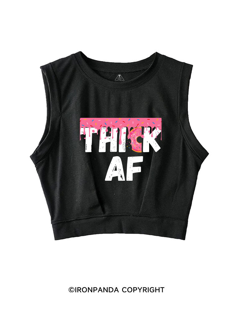 THICK AF SLEEVELESS CROP TOPS