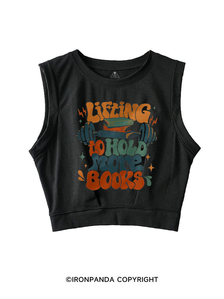 Lifting to hold more books Bookish SLEEVELESS CROP TOPS