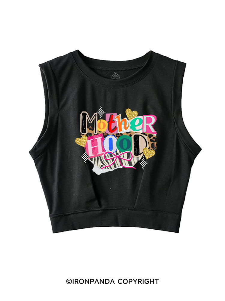 MOTHERHOOD SLEEVELESS CROP TOPS