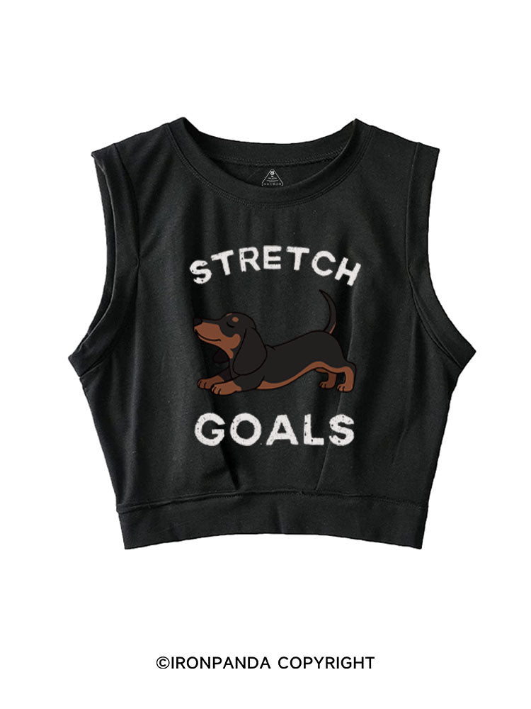 STRETCH GOALS SLEEVELESS CROP TOPS