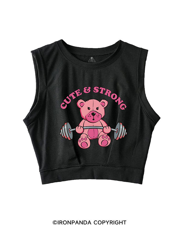 CUTE & STRONG SLEEVELESS CROP TOPS