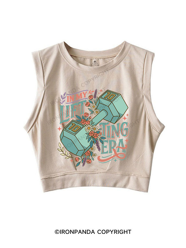 In My Lifting Era SLEEVELESS CROP TOPS