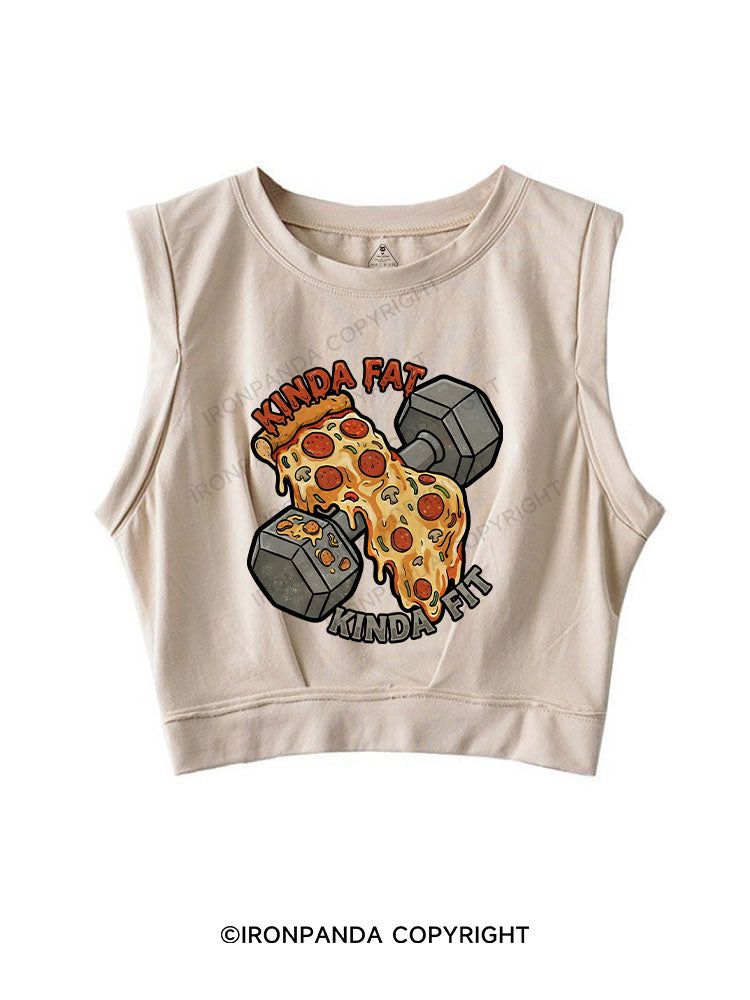 Kinda Fat Kinda Fit SLEEVELESS CROP TOPS