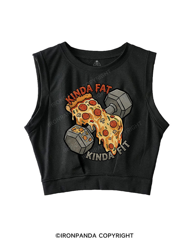 Kinda Fat Kinda Fit SLEEVELESS CROP TOPS