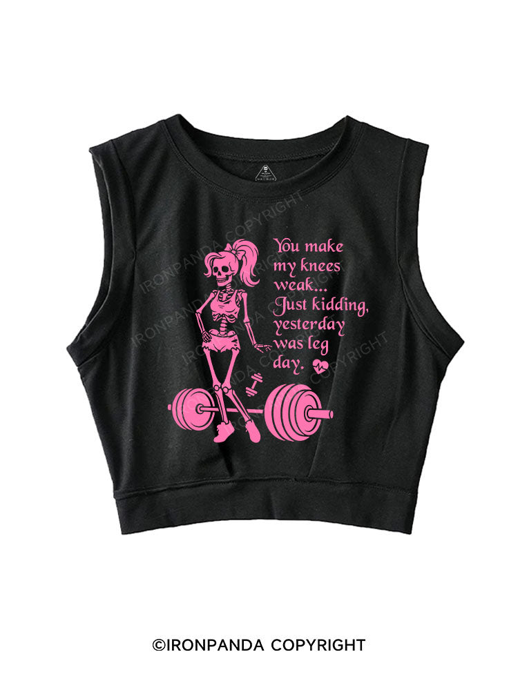 When Fitness Meets Flirt SLEEVELESS CROP TOPS