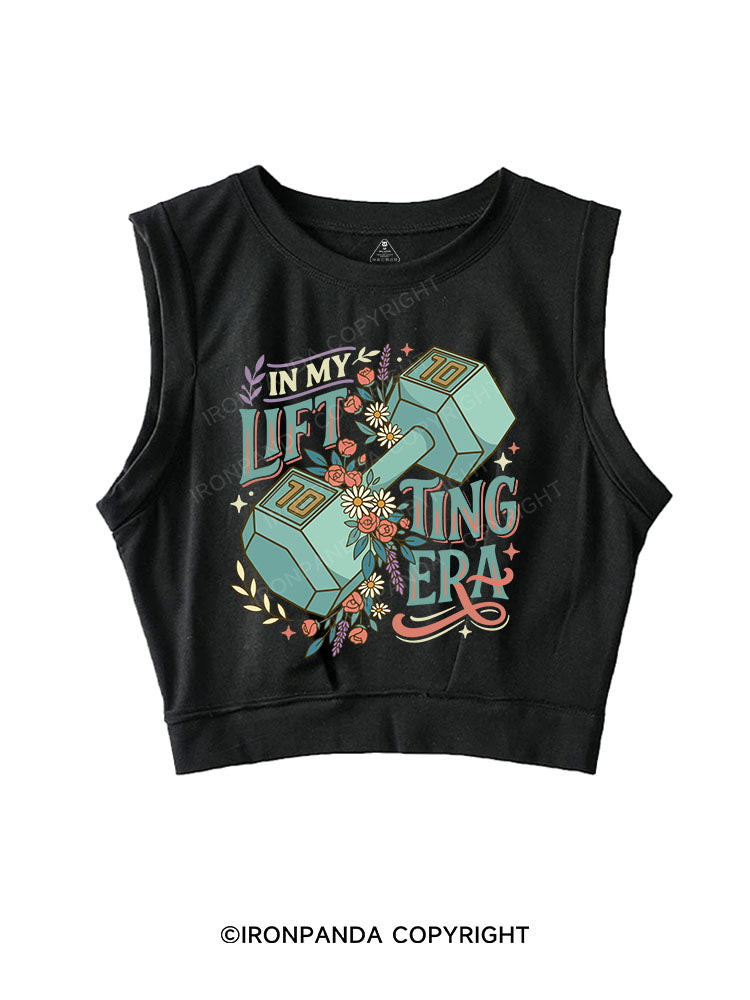 In My Lifting Era SLEEVELESS CROP TOPS