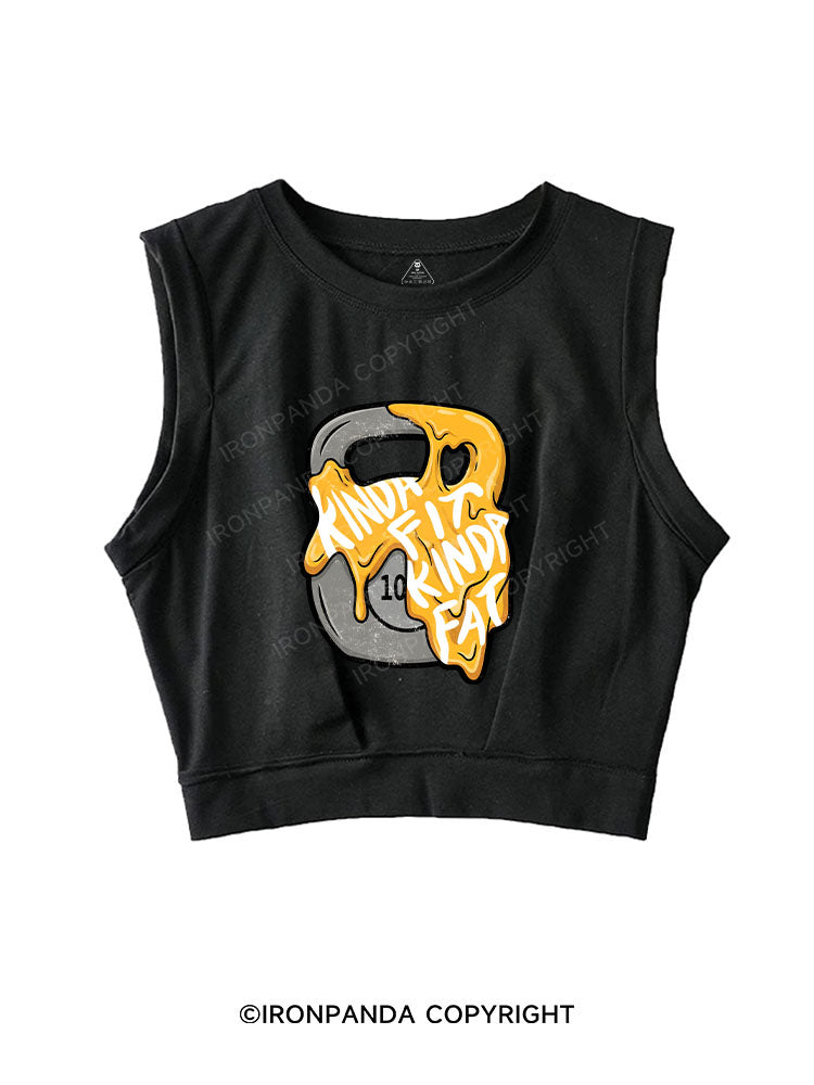 Kinda Fat Kinda Fit SLEEVELESS CROP TOPS