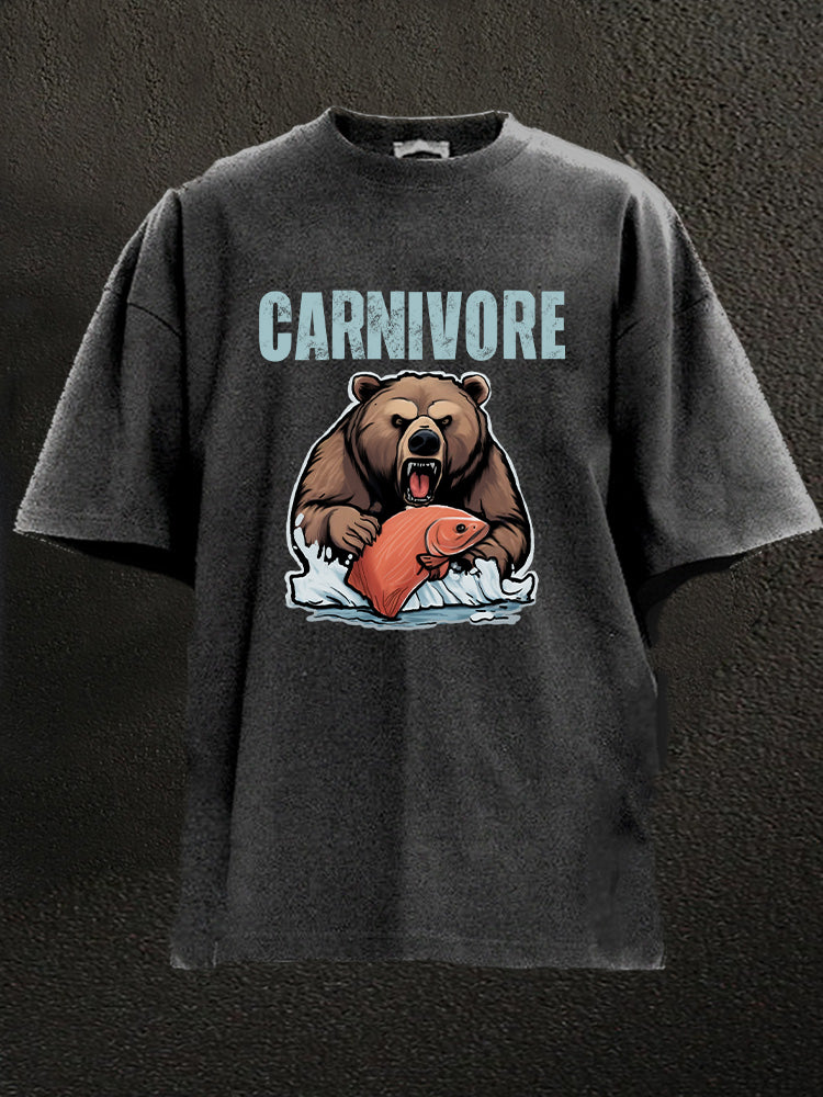 carnivore Washed Gym Shirt
