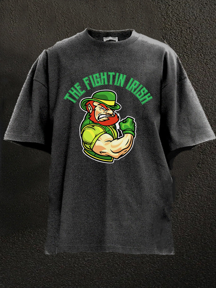 the fightin Irish Washed Gym Shirt