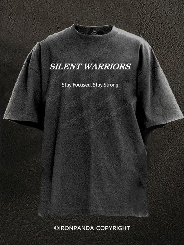Stay Focused, Stay Strong Washed Gym Shirt