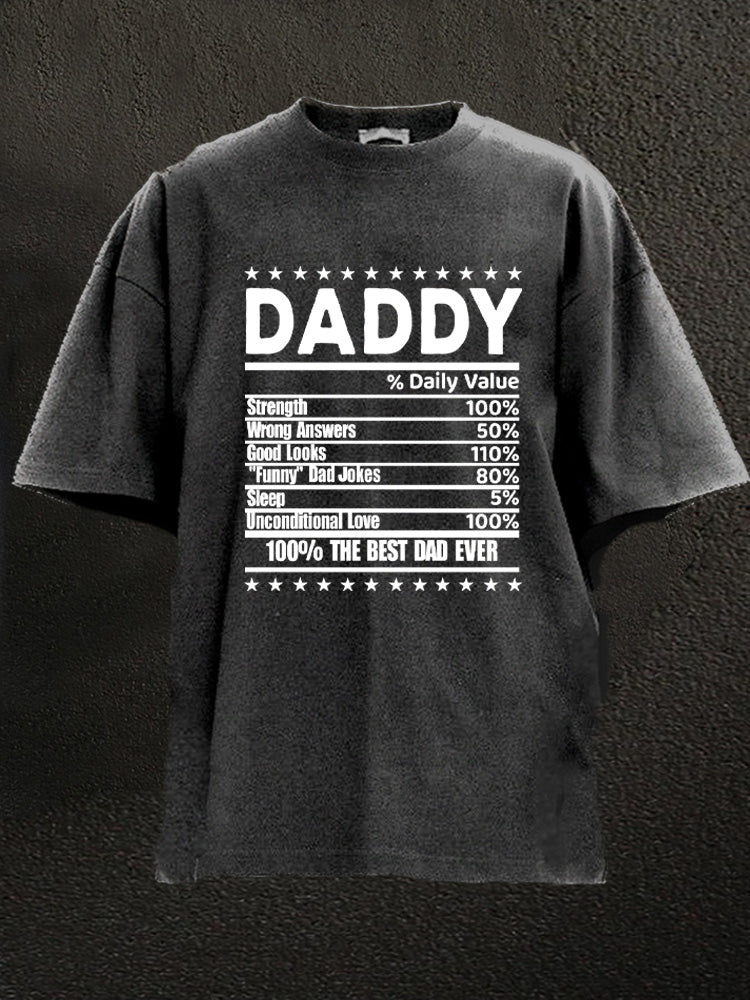 daddy formula Washed Gym Shirt
