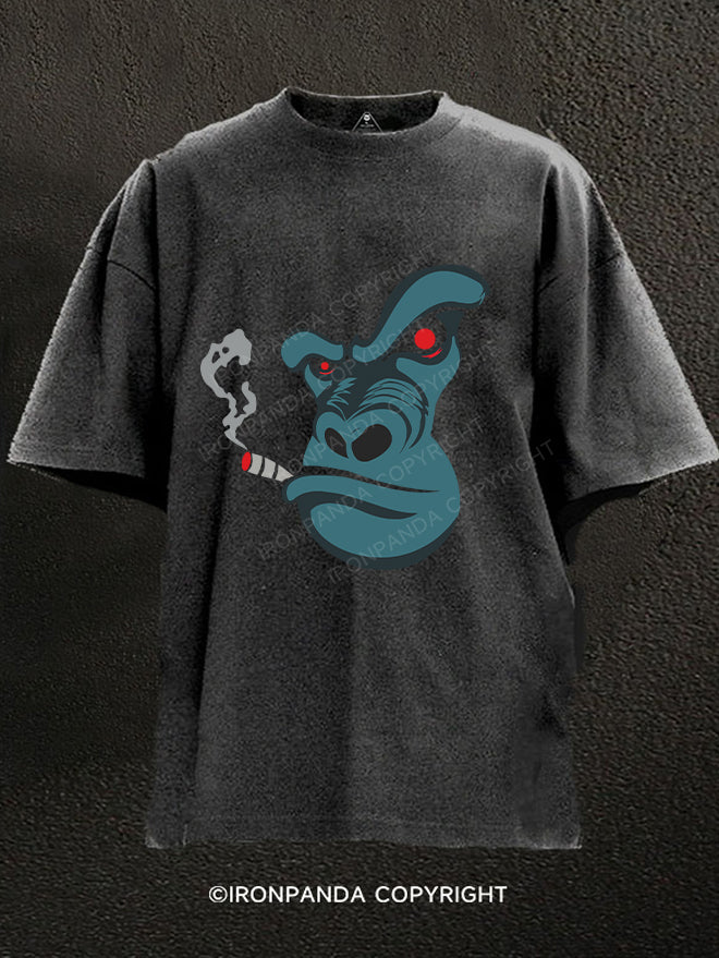 Gorilla Gangsta Washed Gym Shirt