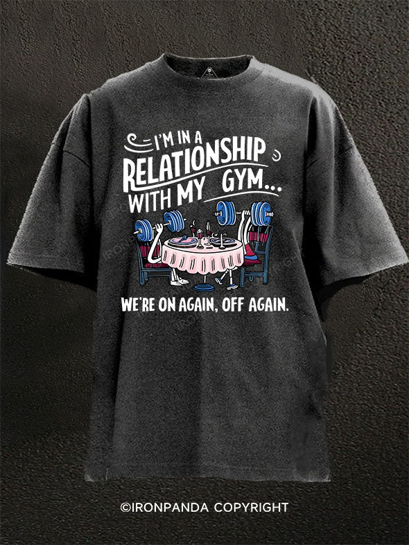 Gym Relationship Washed Gym Shirt
