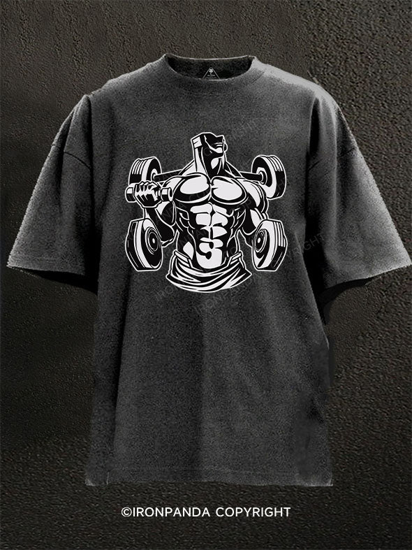 Muscle Man Washed Gym Shirt