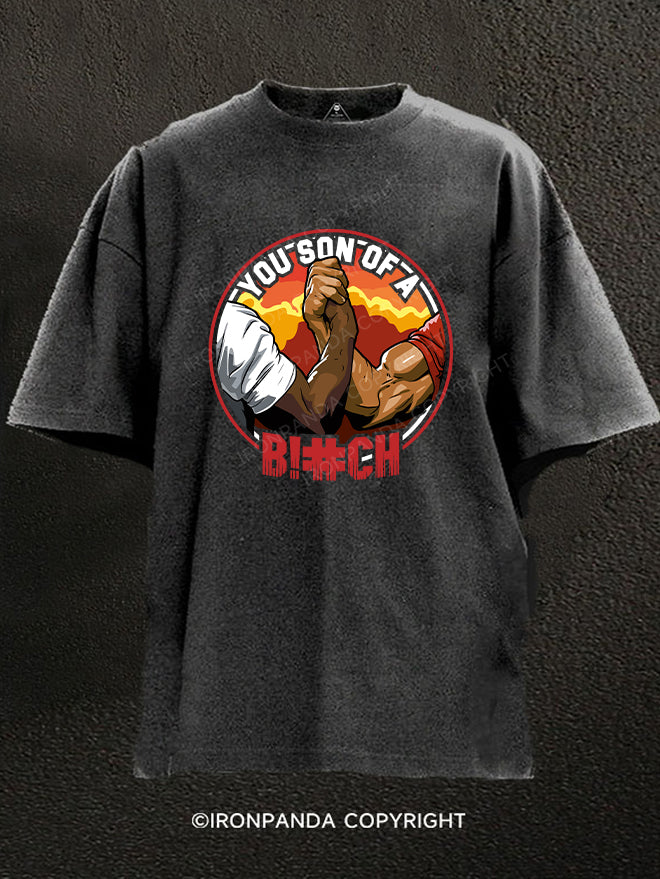 Epic Handshake Washed Gym Shirt