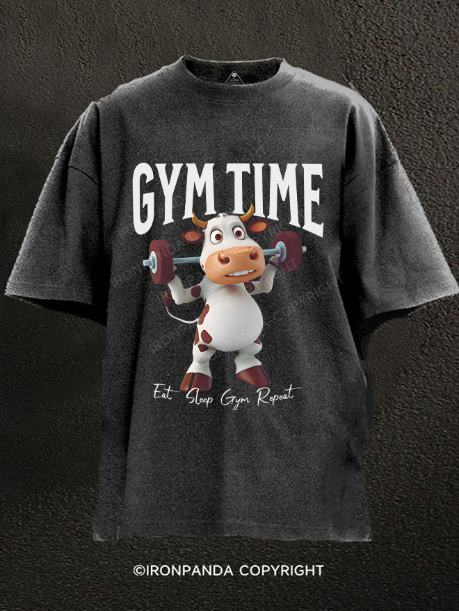 Gym Time Washed Gym Shirt