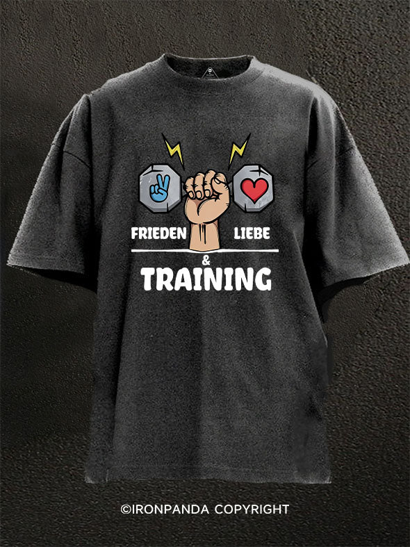 TRAINING Washed Gym Shirt