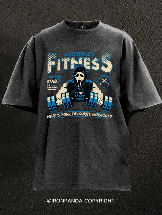 Ghostface's Fitness Washed Gym Shirt