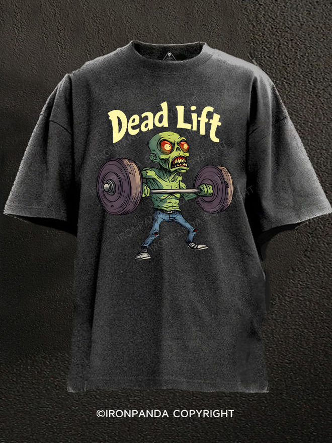 Zombie Dead Lift Washed Gym Shirt