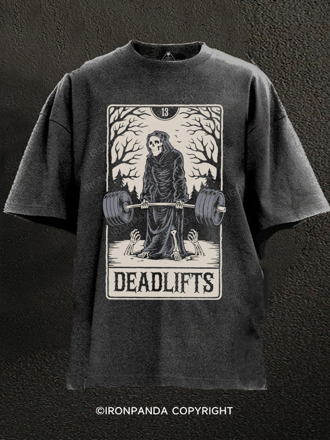Deadlifts Washed Gym Shirt