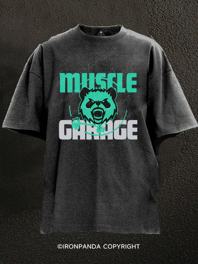 Muscle Garage Washed Gym Shirt