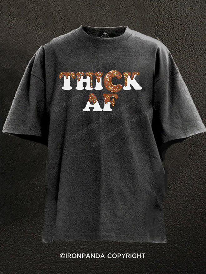 Thick Af  Washed Gym Shirt