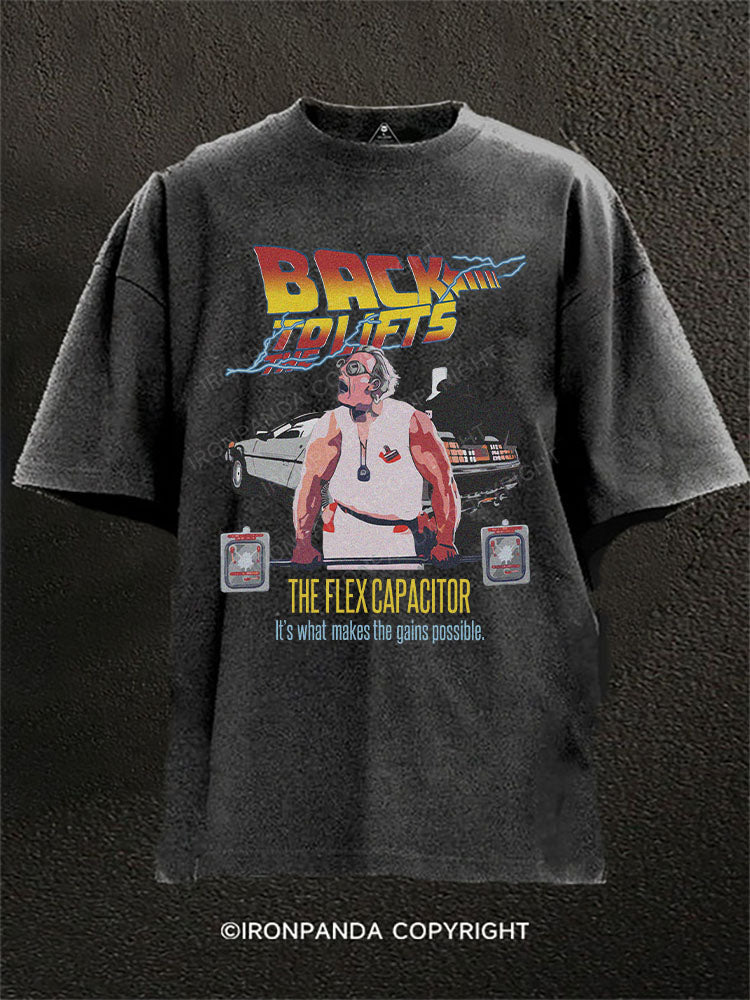Back to the Future Washed Gym Shirt