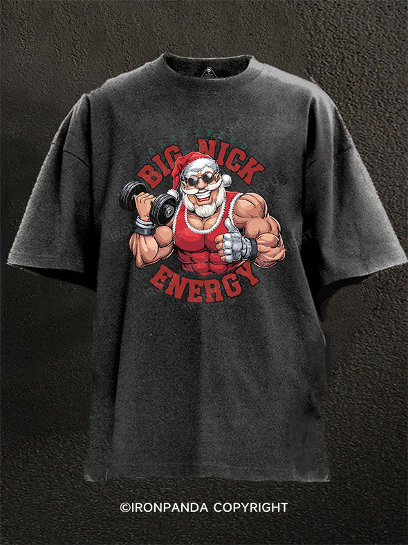 Big Nick Energy Washed Gym Shirt