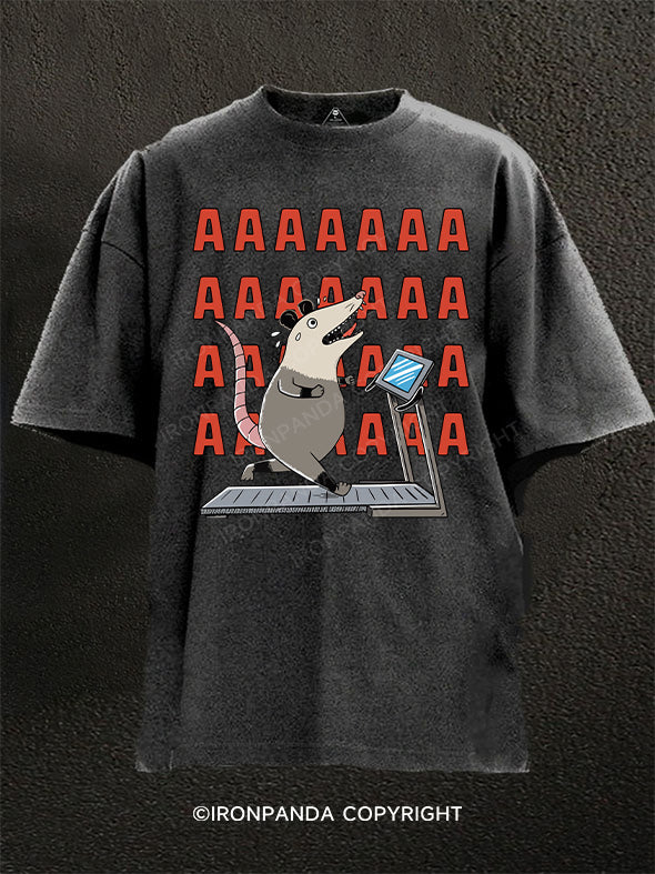 Opossum Washed Gym Shirt