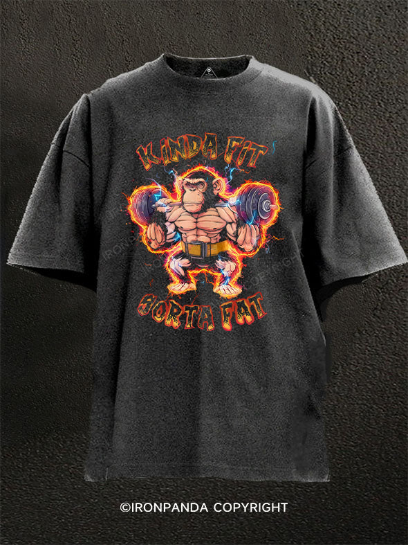 KINDA FIT SORTA FAT Washed Gym Shirt