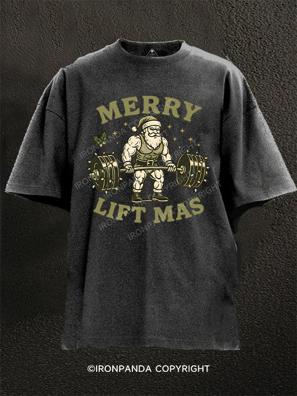 MERRY LIFT MAS Washed Gym Shirt