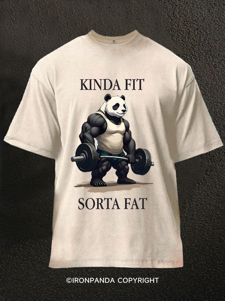Kinda Fit Sorta Fat Washed Gym Shirt