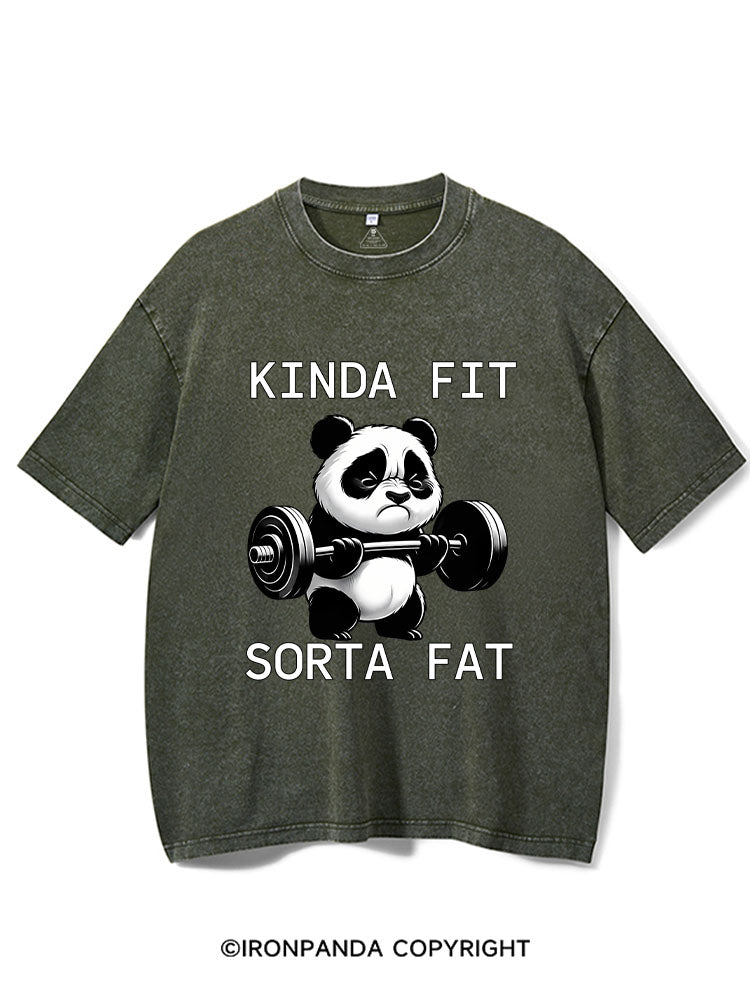 KINDA FIT SORTA FAT Washed Gym Shirt
