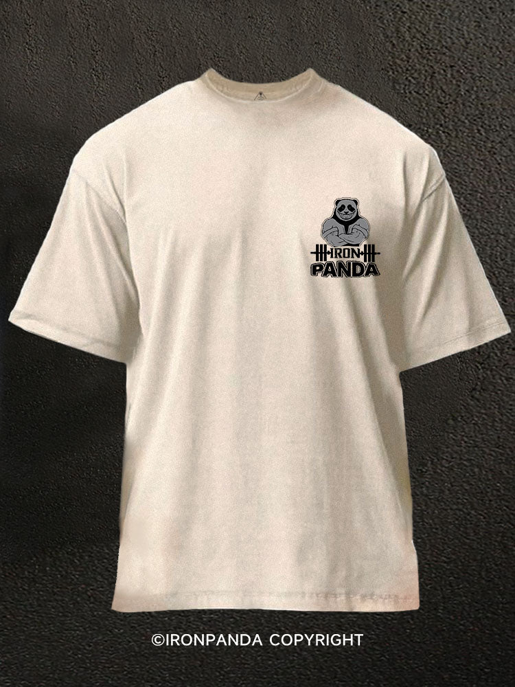 ironpanda brand Washed Gym Shirt