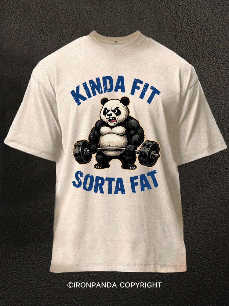 KINDA FIT SORTA FAT Washed Gym Shirt
