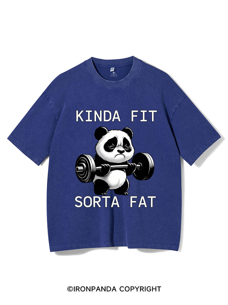 KINDA FIT SORTA FAT Washed Gym Shirt