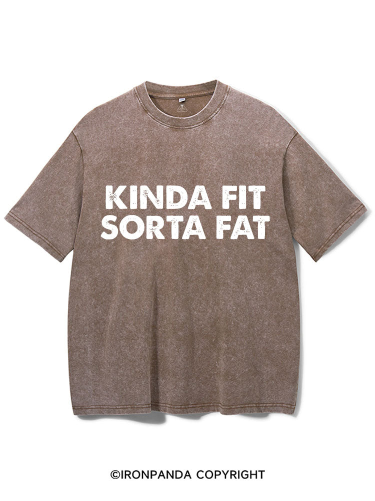 Kinda Fit  Sorta Fat Washed Gym Shirt