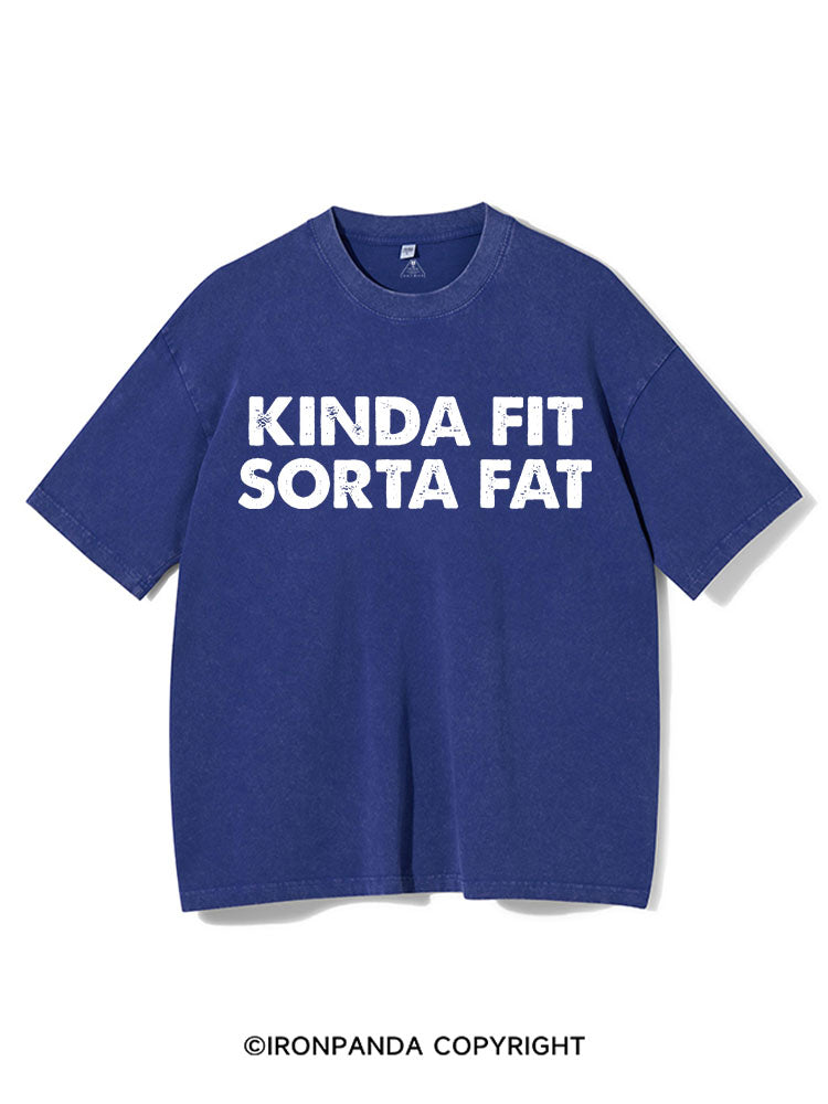 Kinda Fit  Sorta Fat Washed Gym Shirt