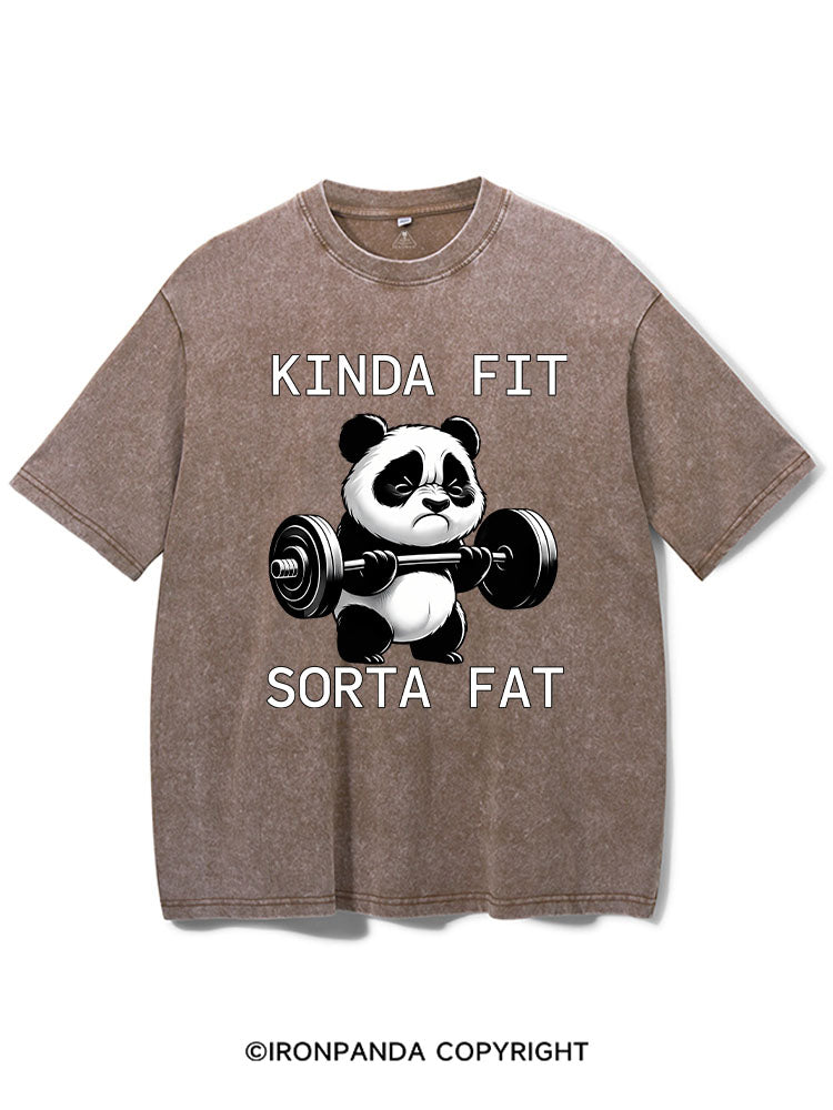 KINDA FIT SORTA FAT Washed Gym Shirt