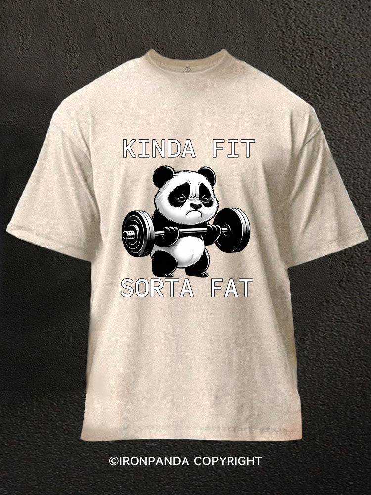 KINDA FIT SORTA FAT Washed Gym Shirt