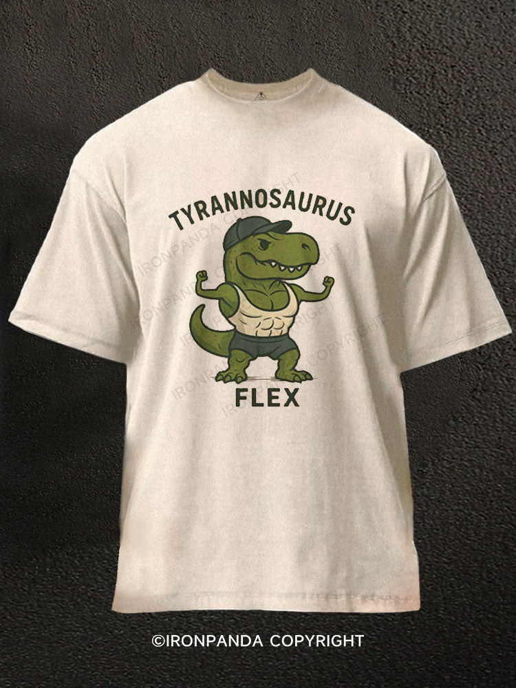 Tyrannosaurus Flex Washed Gym Shirt