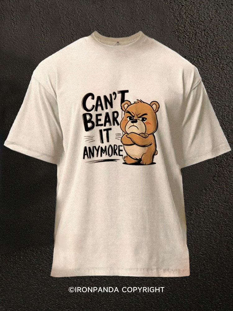 CAN'T BEAR IT ANYMORE Washed Gym Shirt