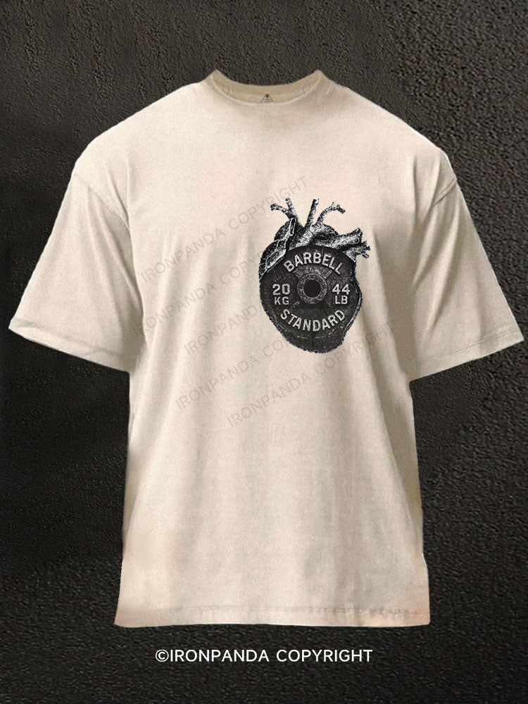 Iron Heart Washed Gym Shirt