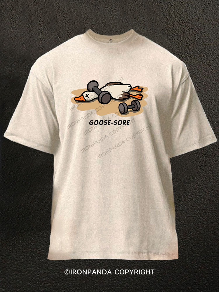 Goose-Sore Washed Gym Shirt