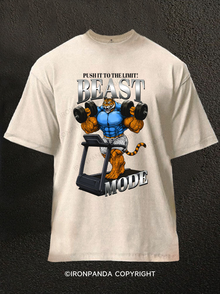 PUT IT TO THE LIMIT Washed Gym Shirt