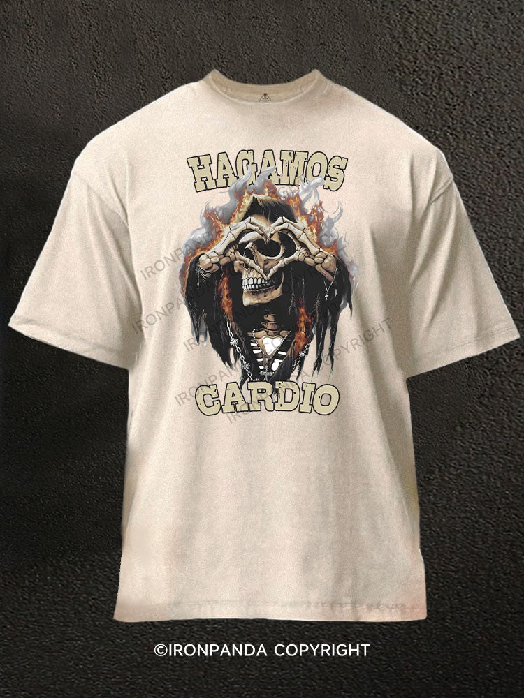 HAGAMOS CARDIO Washed Gym Shirt