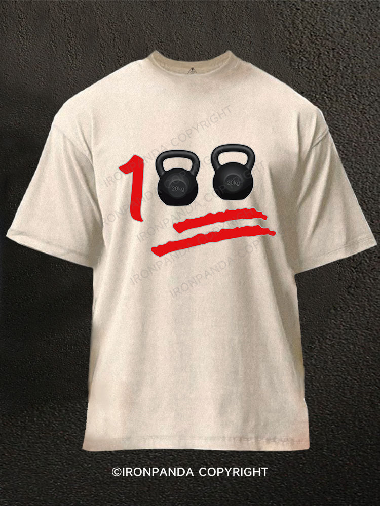 Iron 100 Washed Gym Shirt