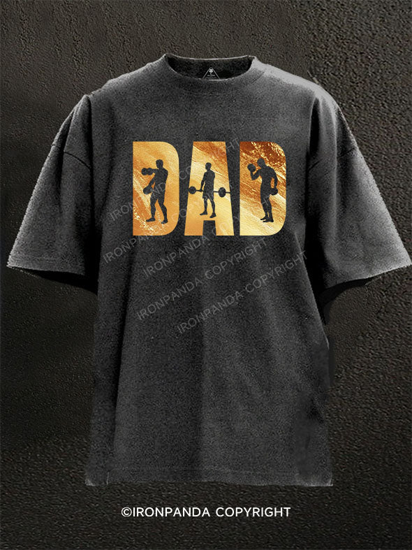 Gym Dad Washed Gym Shirt