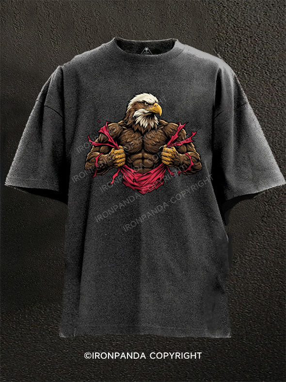 Eagle Washed Gym Shirt